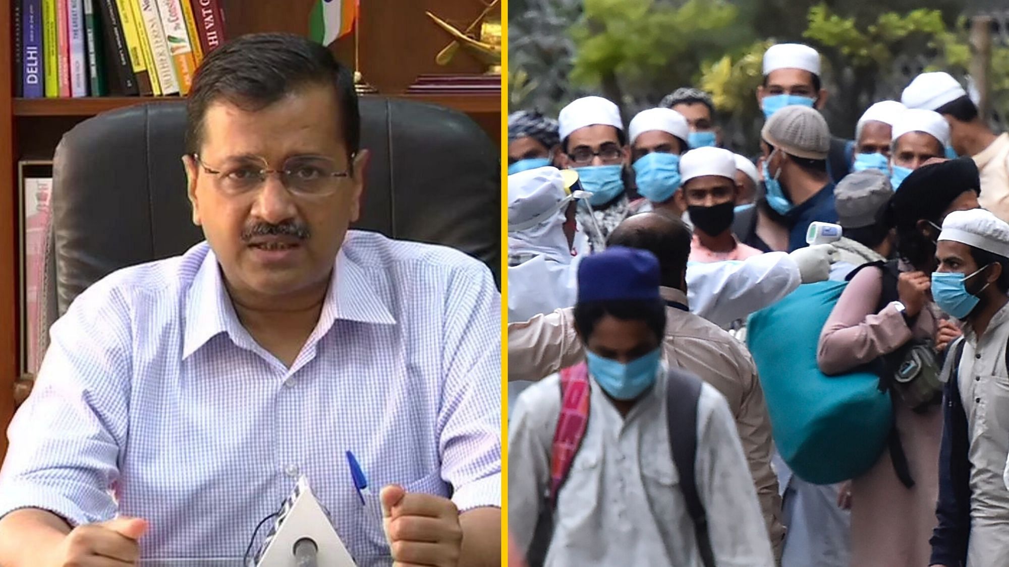 Delhi Chief Minister Arvind Kejriwal said 1,107 people, who attended religious congregation in Nizamudddin West, have been quarantined.