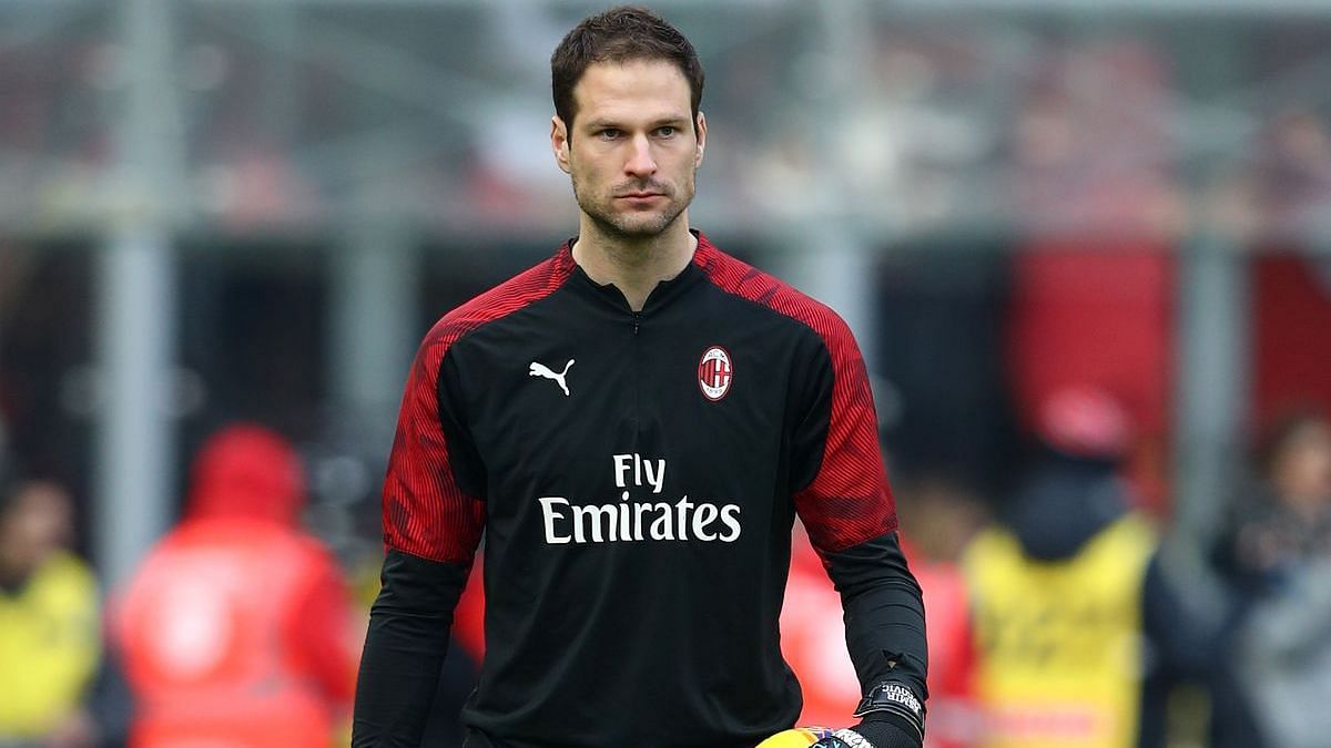 Asmir Begovic, who plays for AC Milan, is a former Chelsea goalkeeper/