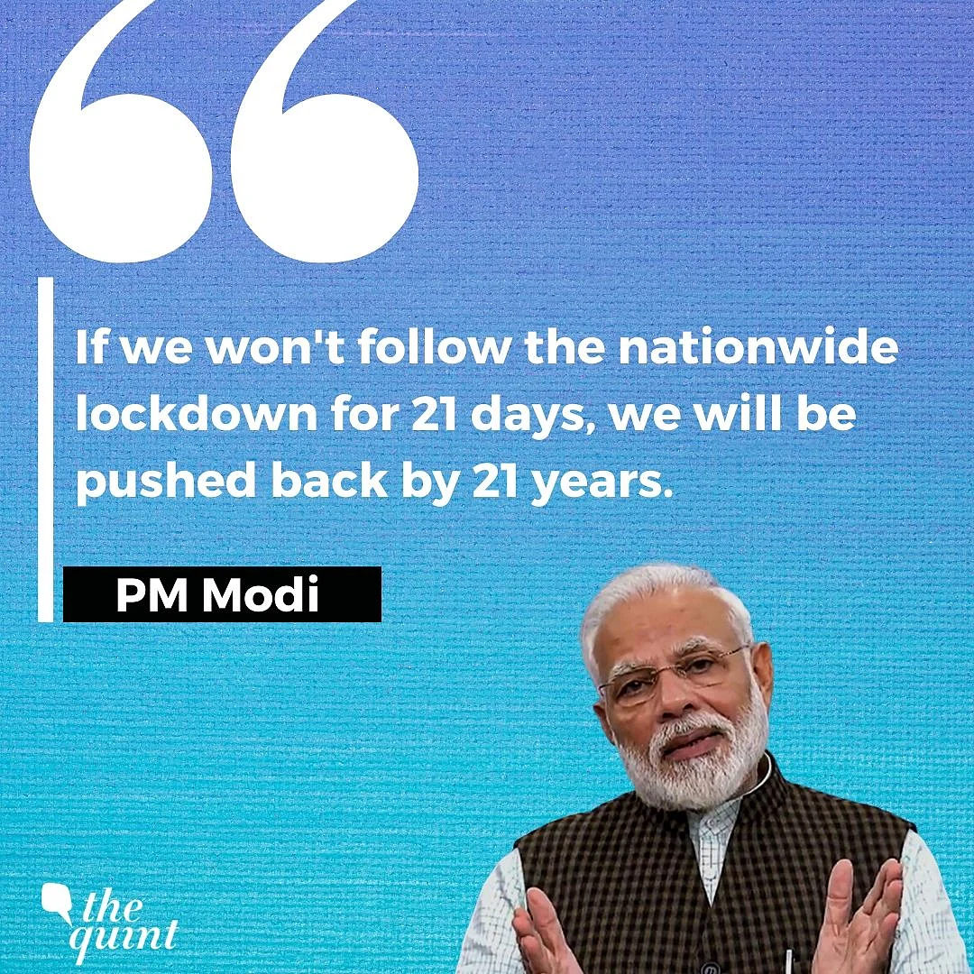 ‘India on Lockdown From Midnight’: PM Modi’s Address on COVID-19