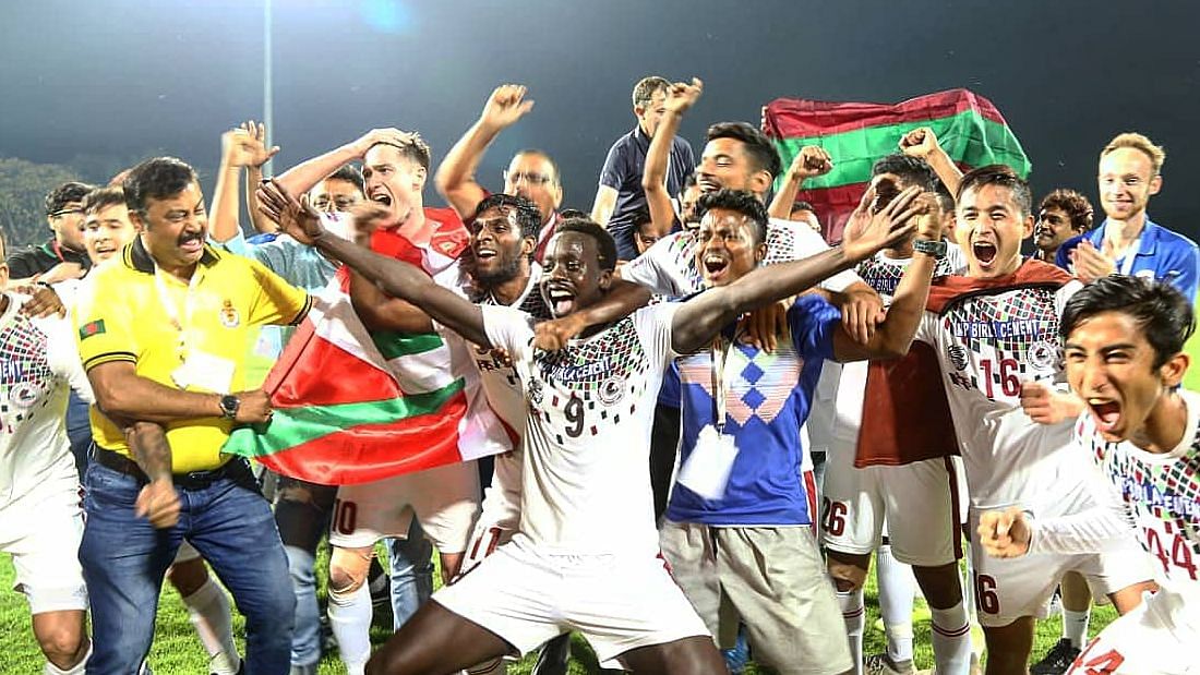 Mohun Bagan have clinched their second I-League title with a 1-0 win over Aizawl FC.