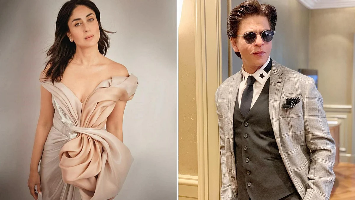 There were rumours about Kareena Kapoor collaborating with Shah Rukh Khan. 