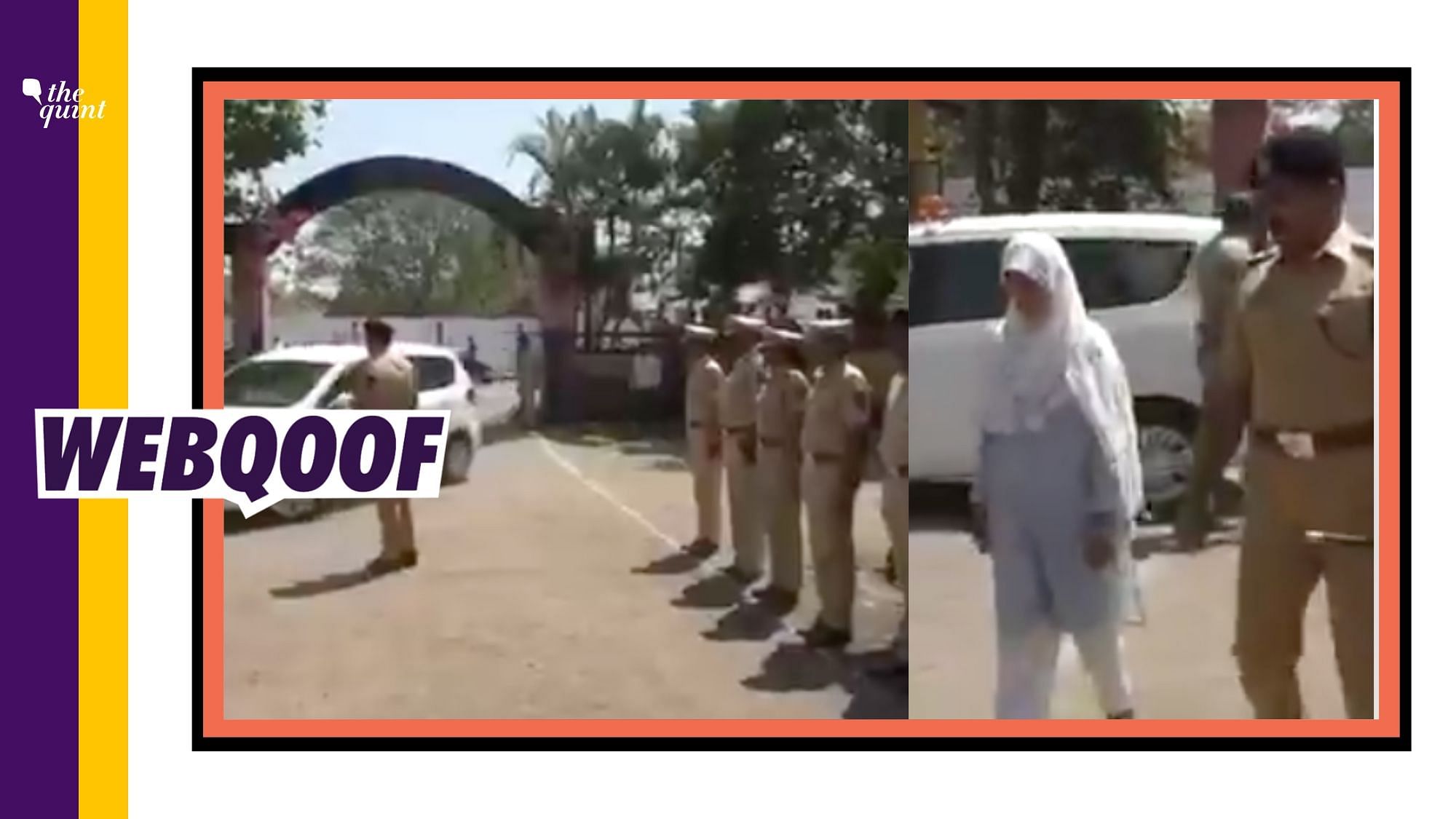 A viral video falsely claimed that the girl in the video is the first woman SP of Maharashtra.