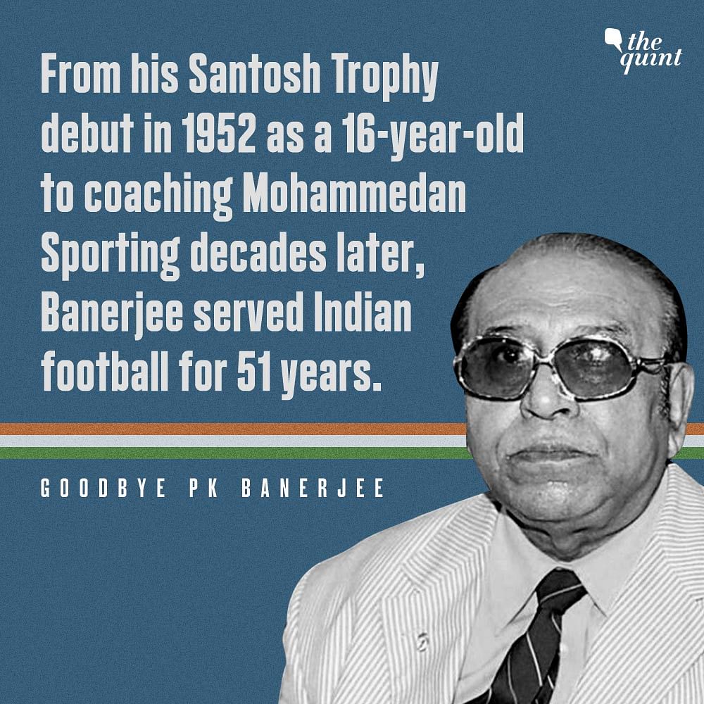 Former Indian football captain & coach PK Banerjee died in Kolkata on 20 March 2020, aged 83.
