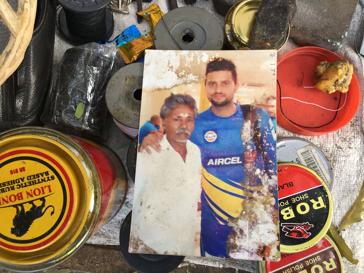 Meet Baskaran, the official cobbler of the Indian cricket team in Chennai.