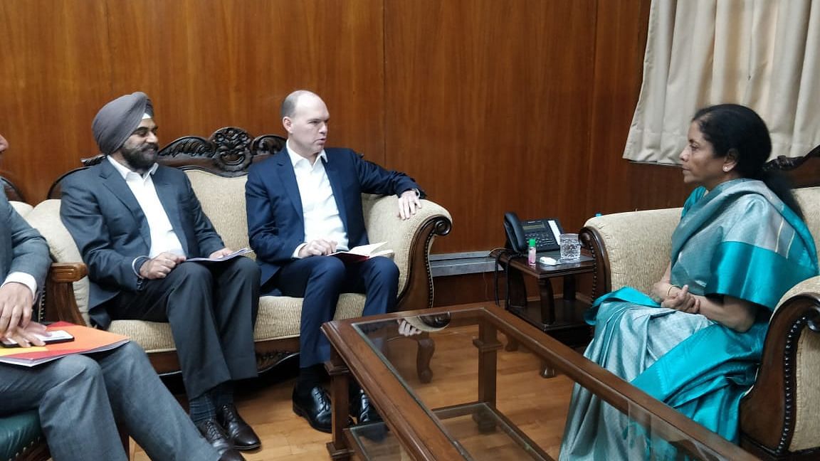 Vodafone Group CEO Nick Read met Finance Minister Nirmala Sitharaman on Friday, 6 March.