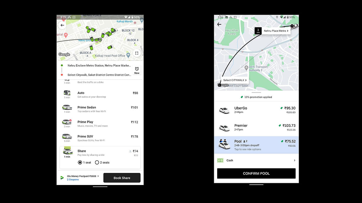 Both these cab aggregators are taking steps to make sure both drivers and riders are safe while travelling.