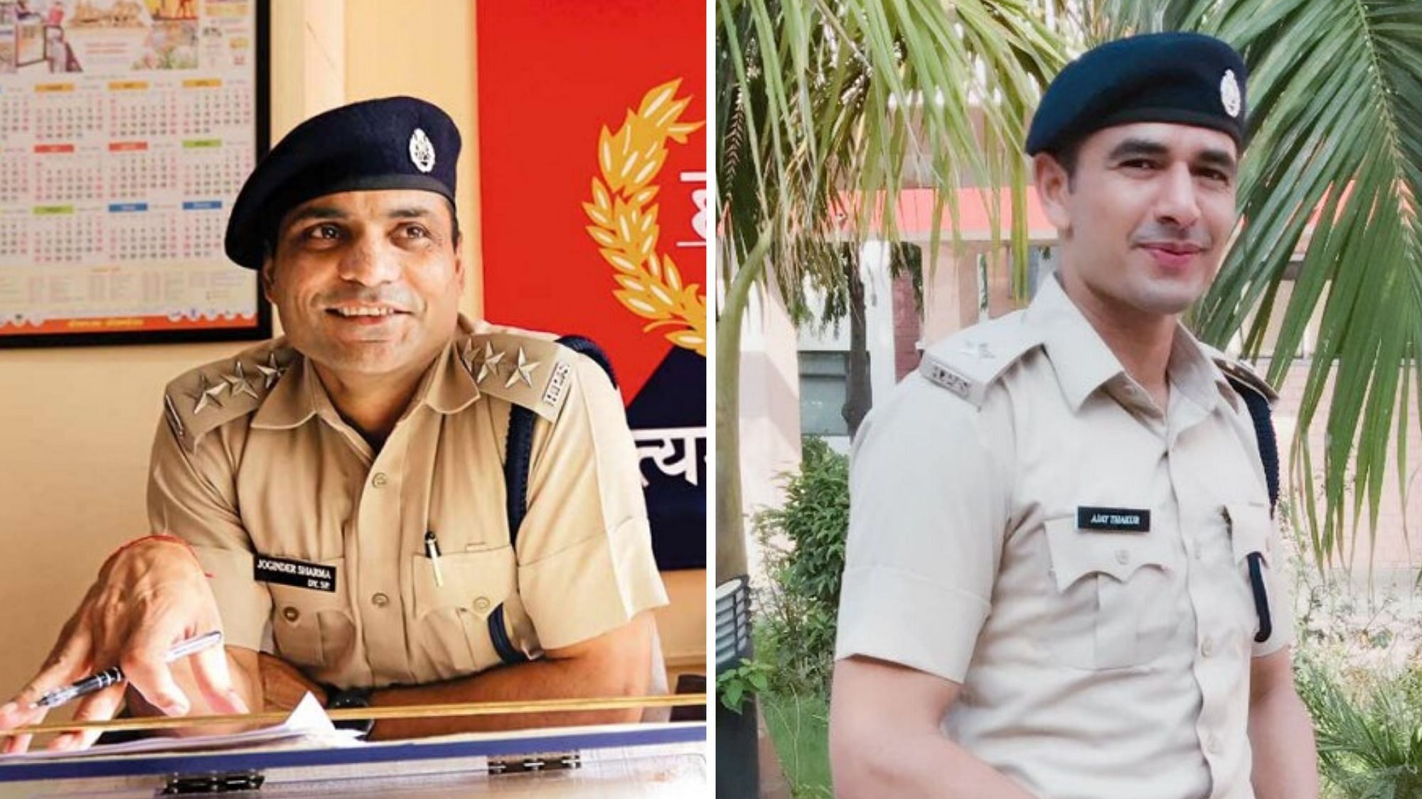 T20 World Cup-winning cricketer Joginder Sharma and Asian Games champion kabaddi player Ajay Thakur are now full-time police officers.