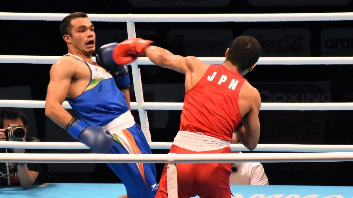 Vikas susustained a cut on his left eyelid against Ablaikhan Zhussupov of Kazakhstan.