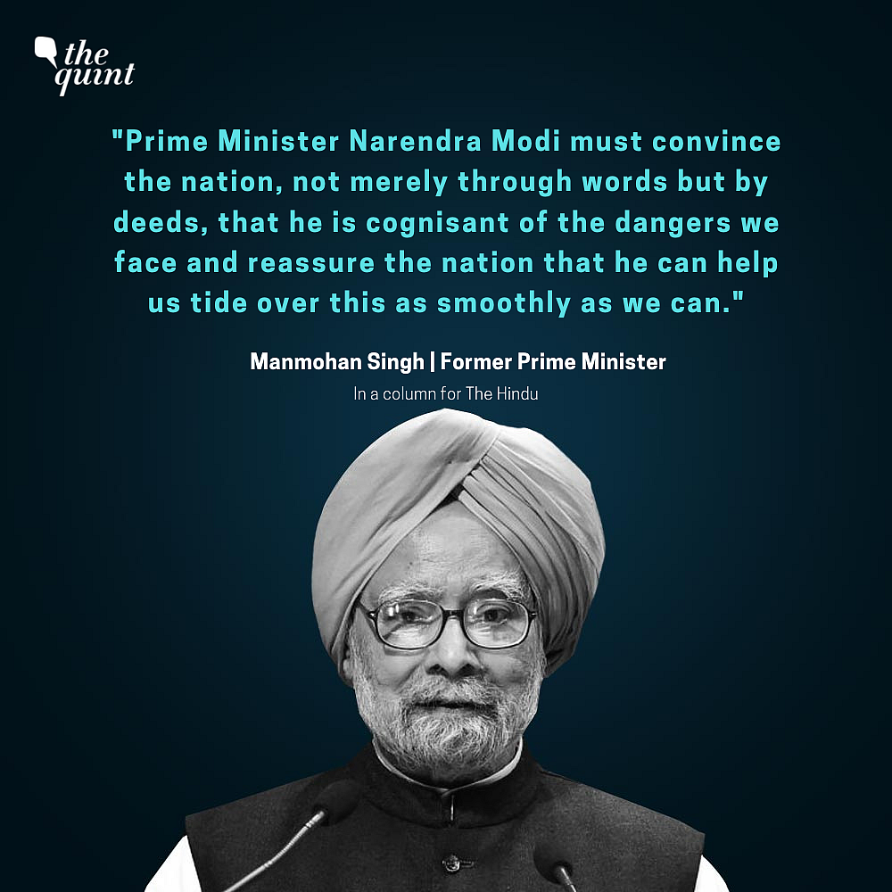 ‘Coronavirus A Shock Amid Self-Inflicted Unrest’: Manmohan Singh