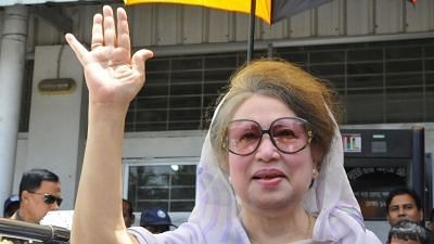 File image of Bangladesh Nationalist Party (BNP) Chairperson Khaleda Zia.&nbsp;