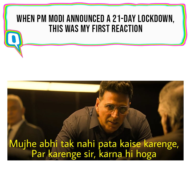 After PM Modi announced a 21-day nationwide lockdown, this is how I reacted.