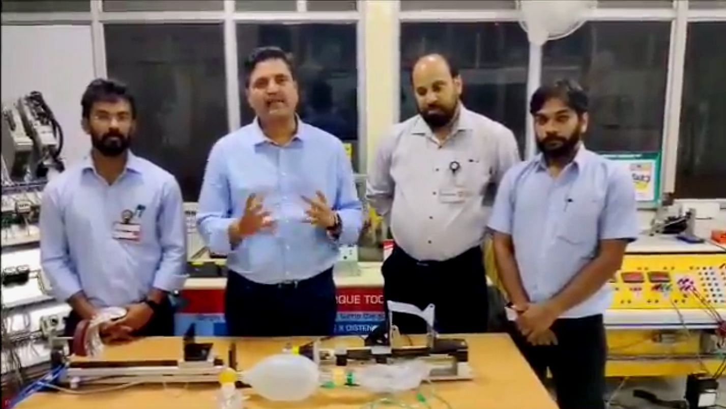 Mahindra team builds three ventilator prototypes in 48 hours in bid to fight COVID-19.