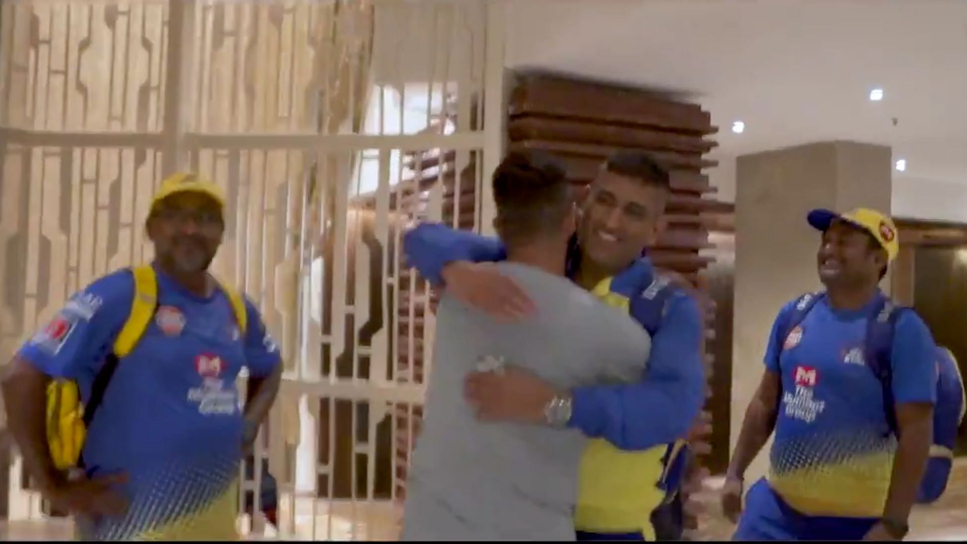 Suresh Raina and MS Dhoni reunited in the CSK team hotel as the team starts training for the 2020 IPL season.