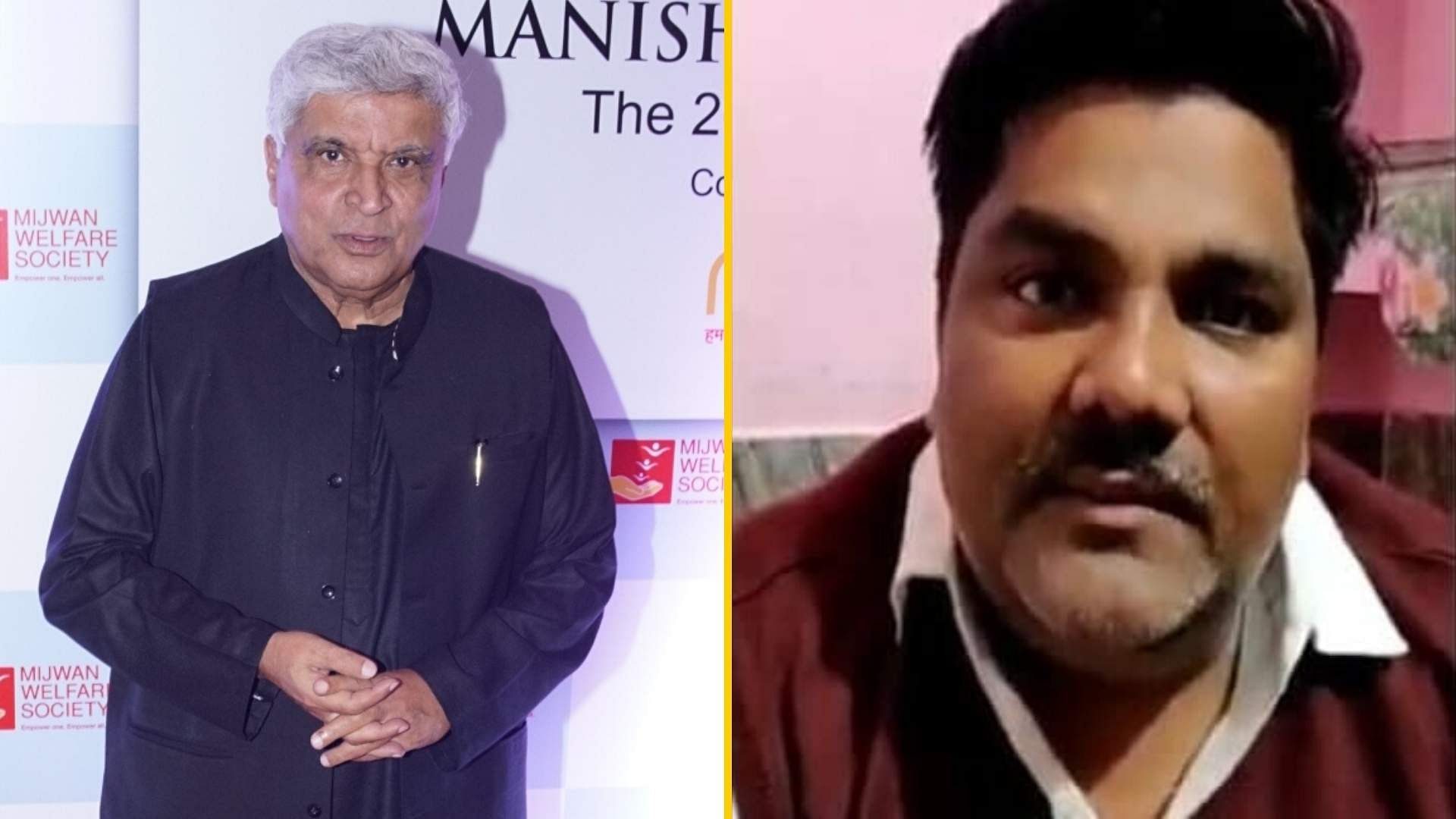 A complaint has been filed against Javed Akhtar over his remarks on former AAP Councillor Tahir Hussain.