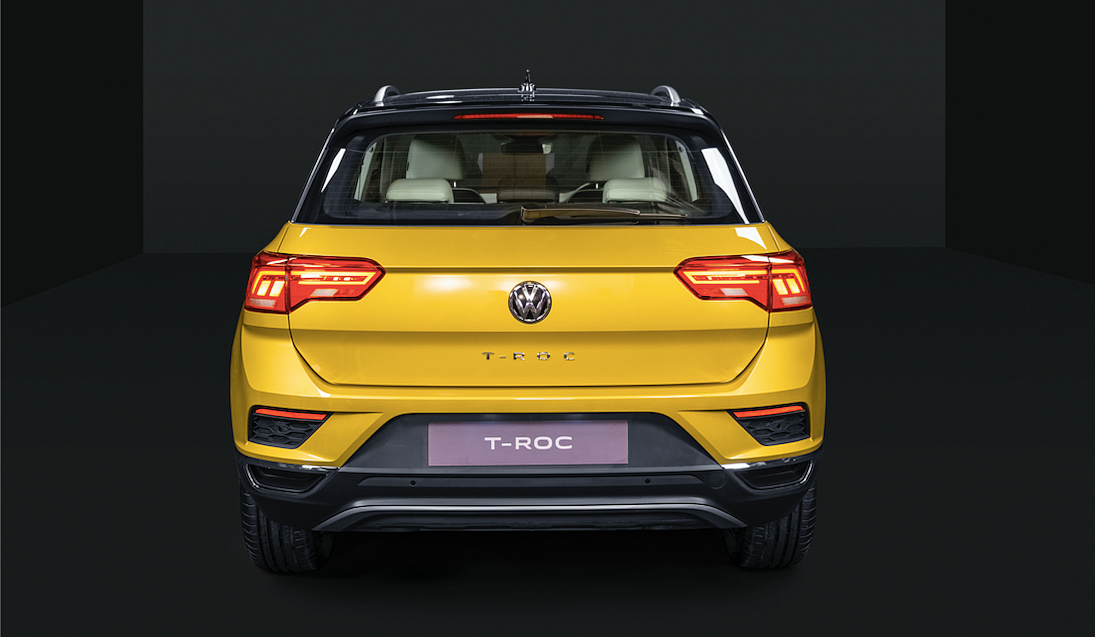 The Volkswagen T-Roc competes with the Jeep Compass owing to its price tag. 