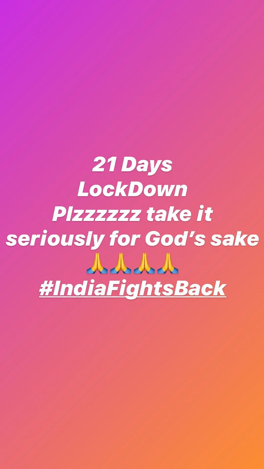 Take It Seriously: Sidharth Shukla, Hina Khan on 21-Day Lockdown