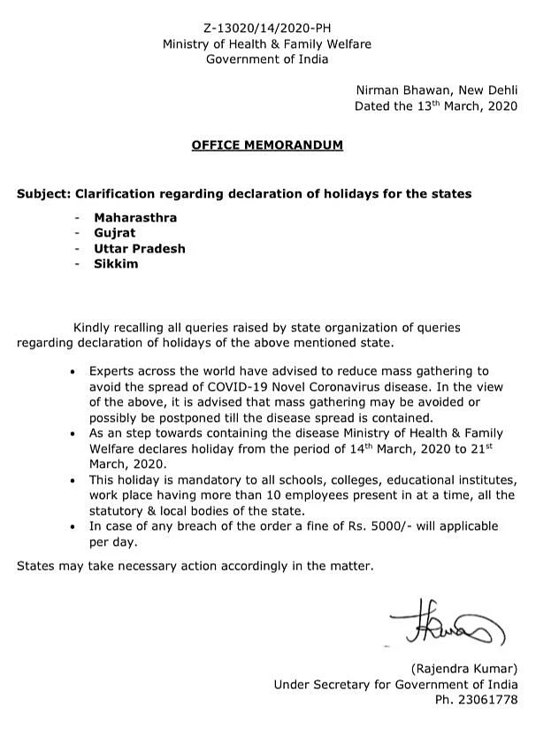 COVID-19: Blanket Holidays Declared In 4 States? Fake Alert!
