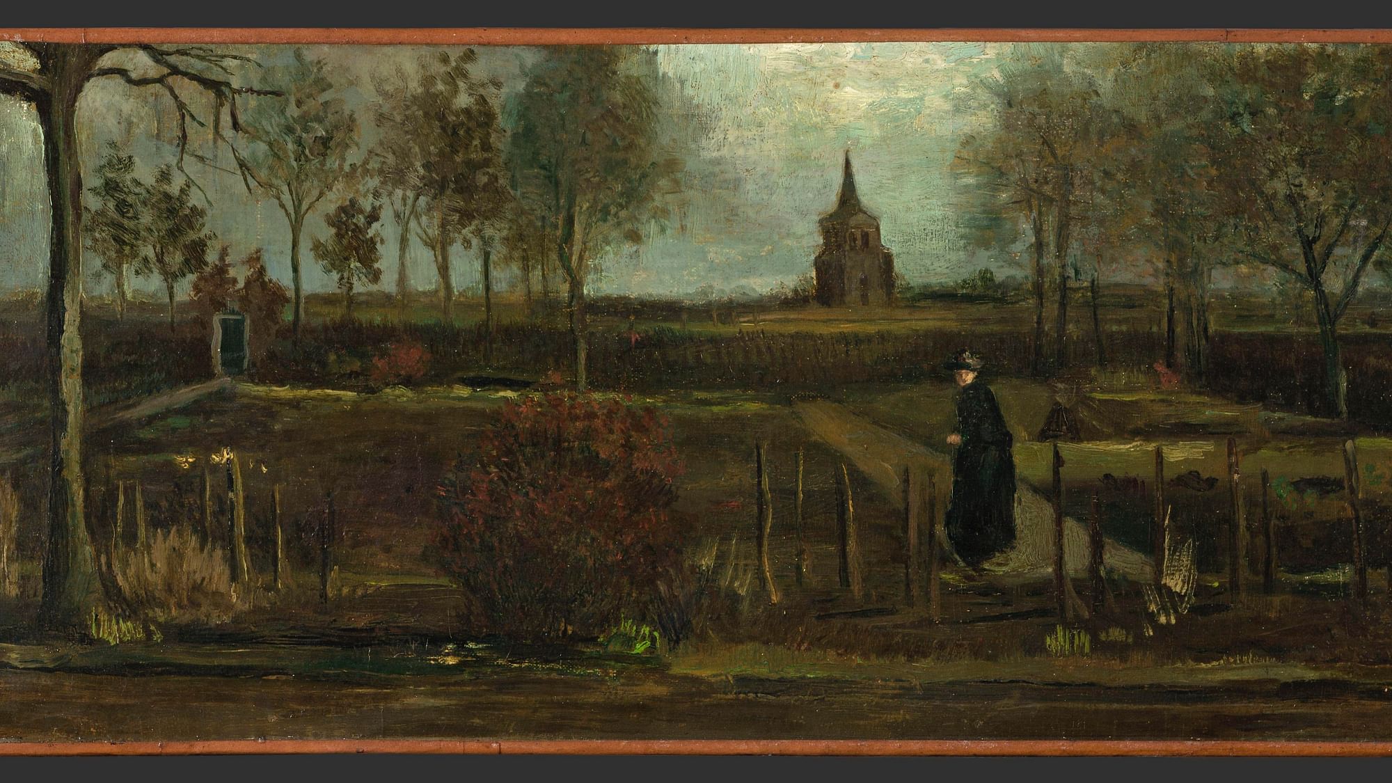  Dutch master Vincent van Gogh’s painting “The Parsonage Garden at Nuenen in Spring”  was stolen from the Singer Museum in Laren, Netherlands.