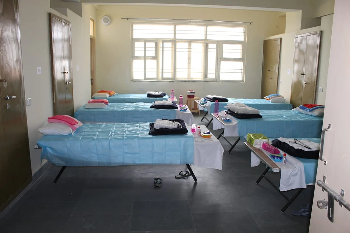 The Chhawla quarantine facility.