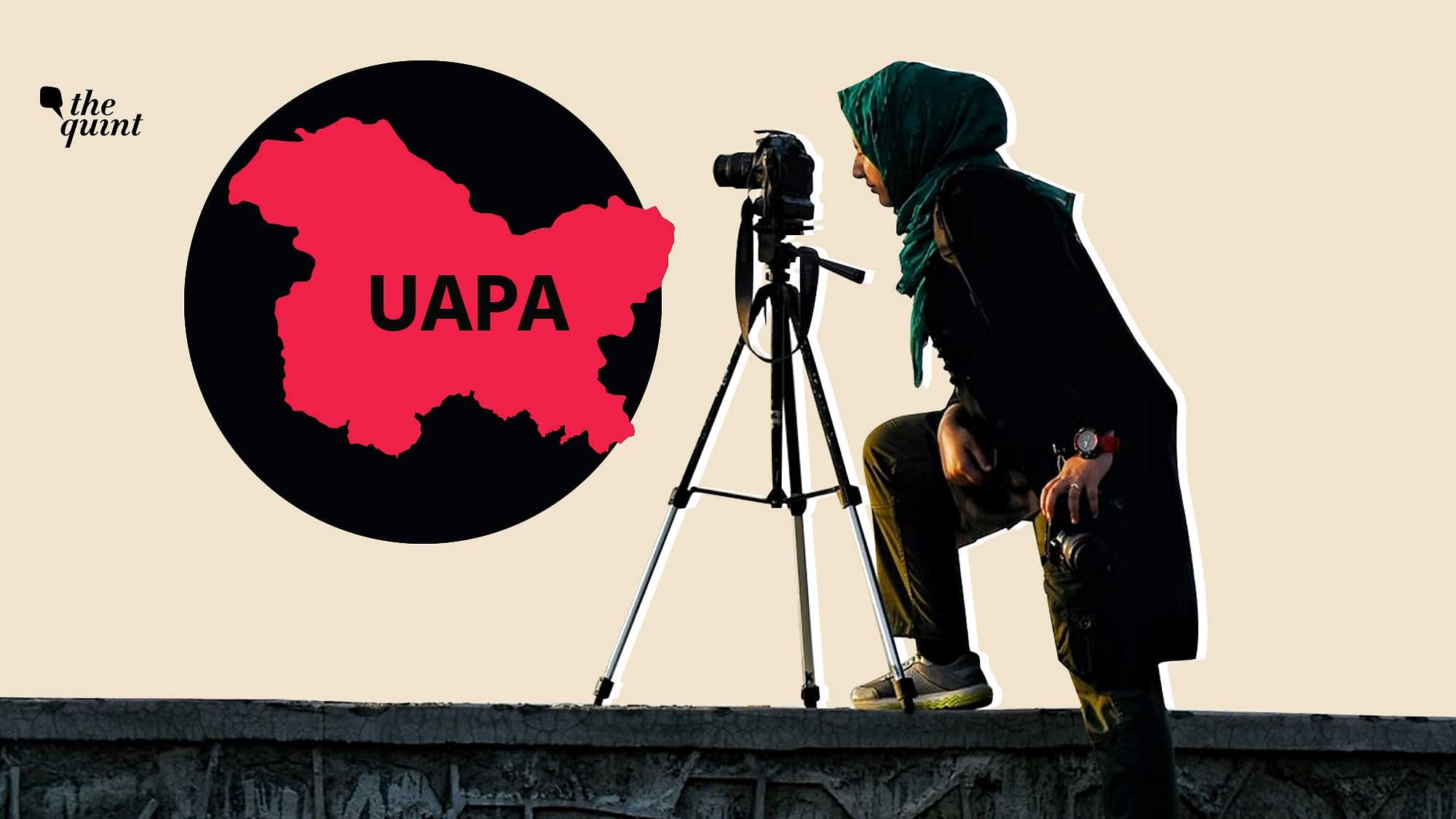 Photojournalist Masrat Zahra was booked under UAPA for an alleged “anti-national” post on social media.