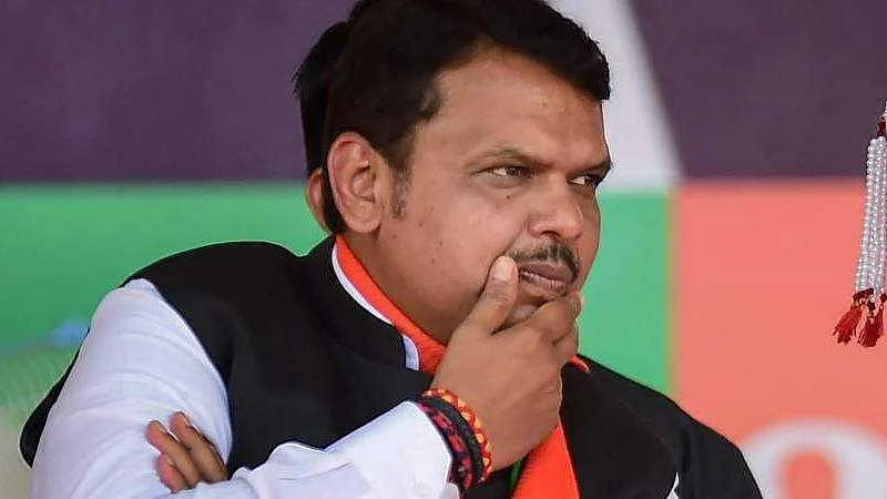 File image of former Maharashtra chief minister Devendra Fadnavis.