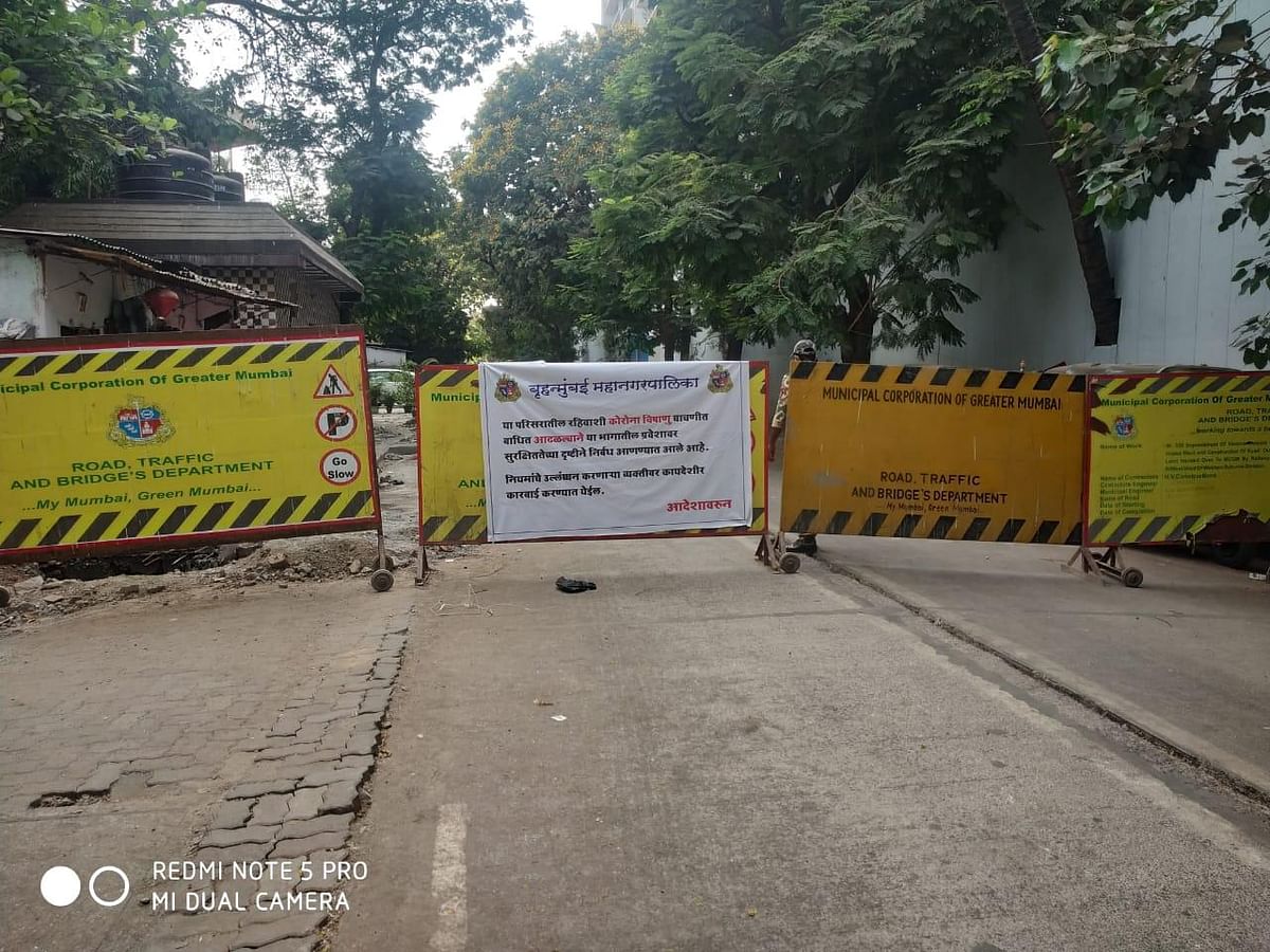 As a precautionary measure, the BMC has sprayed disinfectants in the area.