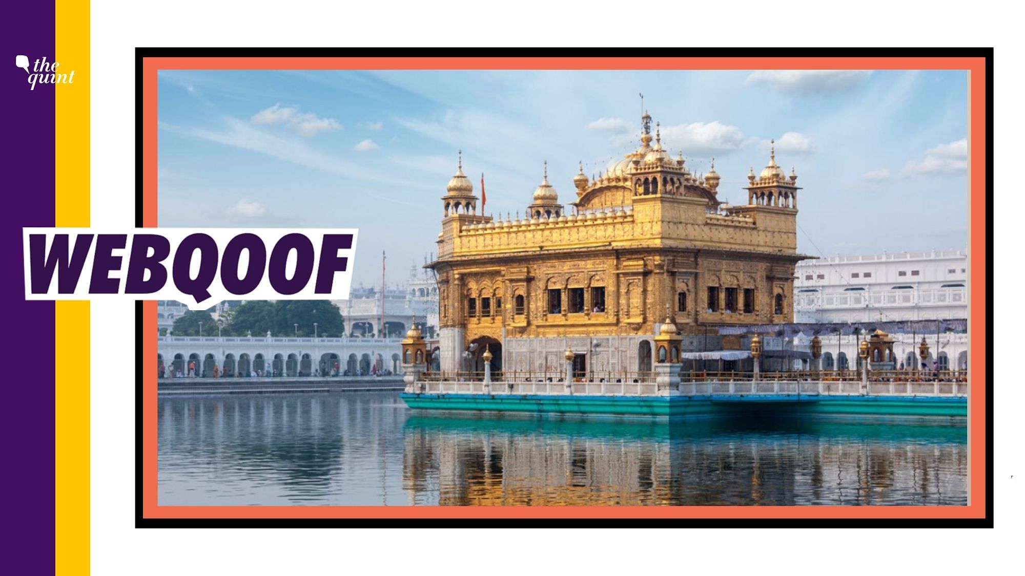 A viral message falsely claimed that Golden Temple is bearing full cost of ventilators and PPEs in Punjab.
