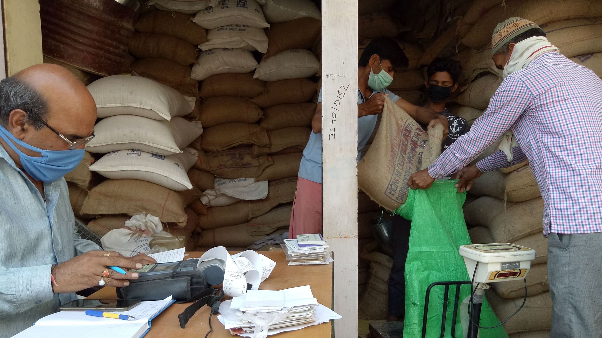 A ration shop in Uttar Pradesh