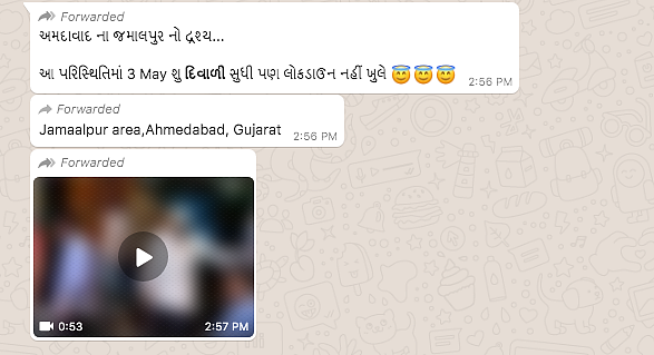 Old Video Used for False Claim of Muslims Flouting Lockdown in Guj