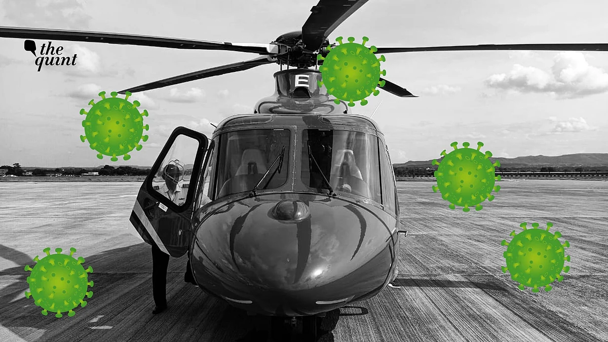 A modified image of a civil AW139 deployed for flood relief operations in 2019. Image used for representational purposes.