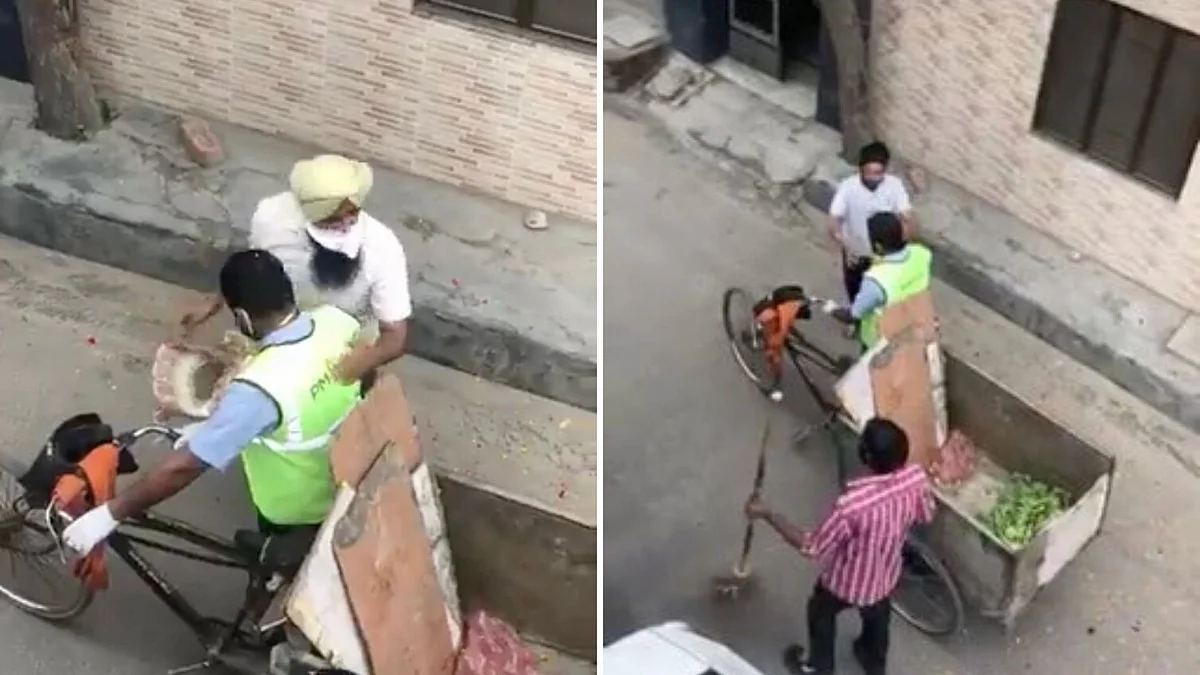Sanitation worker gets honoured for risking his life to do his job amid coronavirus