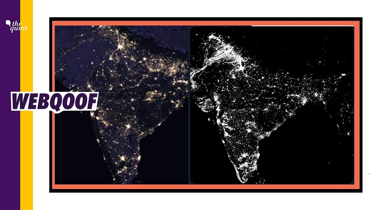 Today Satellite View Of India 5 April Satellite View Of India Fact Check, #9Pm9Minutes: Old Maps Used To  Show 'Live Satellite View' Recorded On 5 April