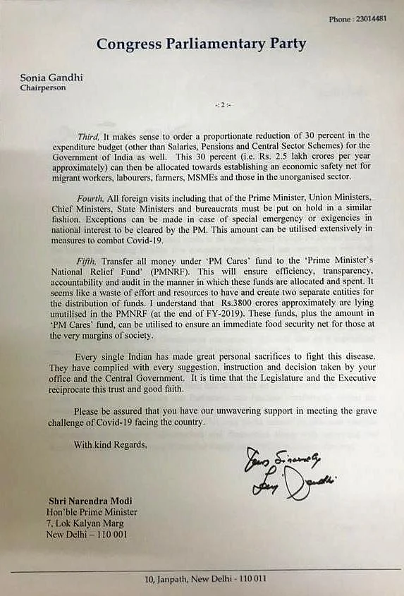 COVID-19 | Stop Foreign Visits, Suspend Central Vista: Sonia to PM
