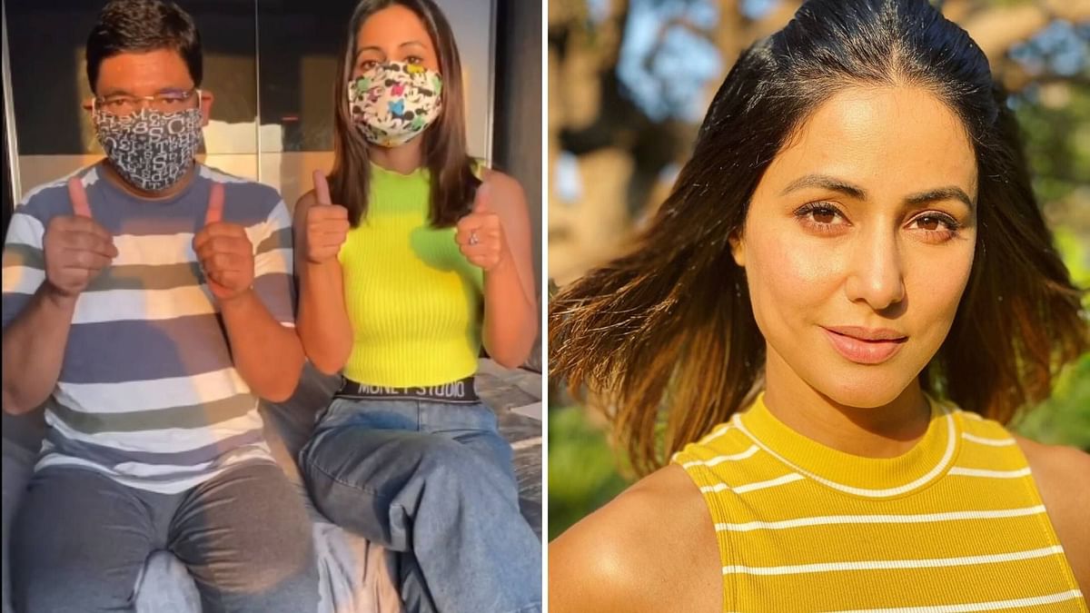 Hina Khan Demonstrates How She Stitches Her Masks For Herself