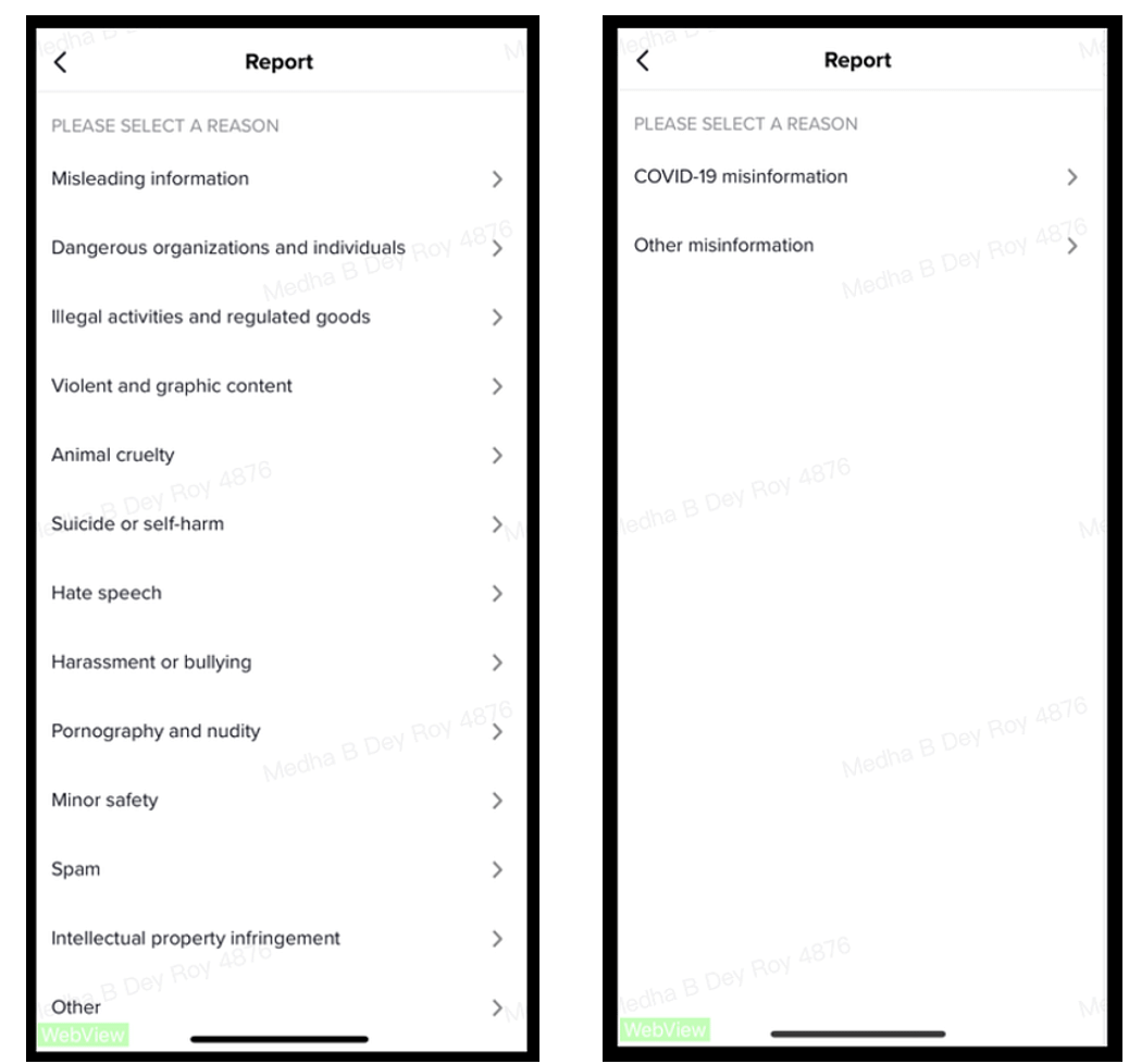 The ByteDance-owned app said that it had taken measures to fight misinformation on the platform amid COVID-19.