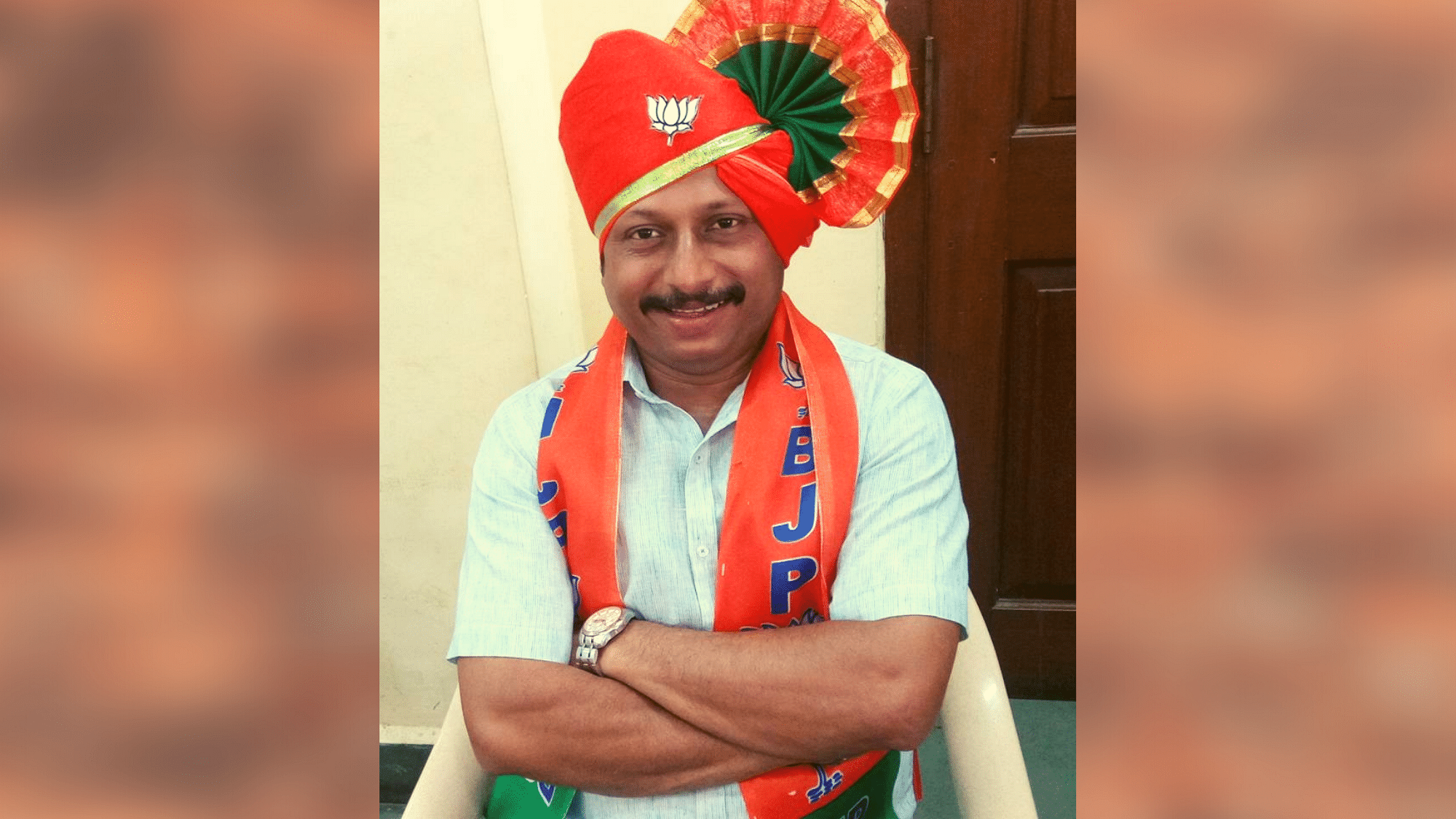 A file photo of BJP corporator Ajay Bahira, who was detained for hosting a birthday celebration during the lockdown.