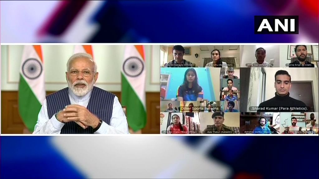 Prime Minister Narendra Modi spoke to India’s top athletes amid a national lockdown to combat COVID-19.