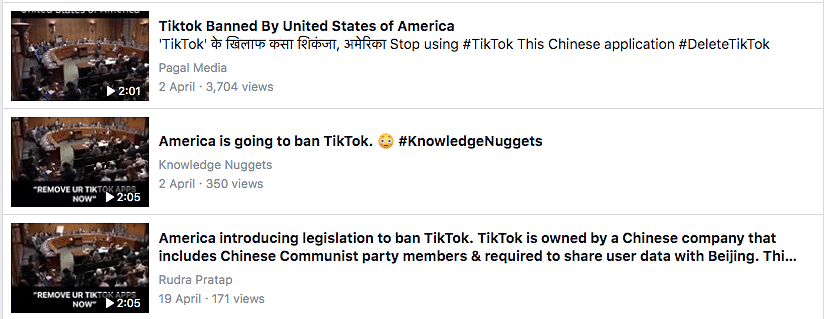 The post falsely claims that TikTok has been banned in USA and now it is India’s turn to ban the app.
