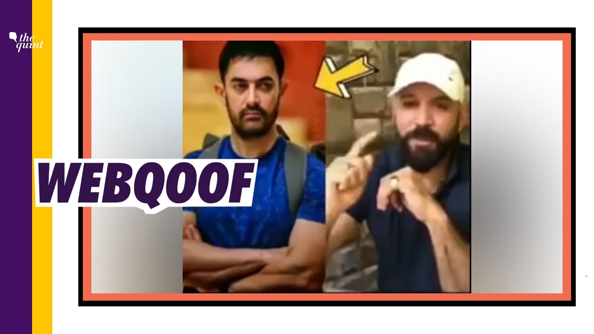 A viral video falsely claimed that actor Aamir Khan donated Rs 15,000 in wheat sacks.