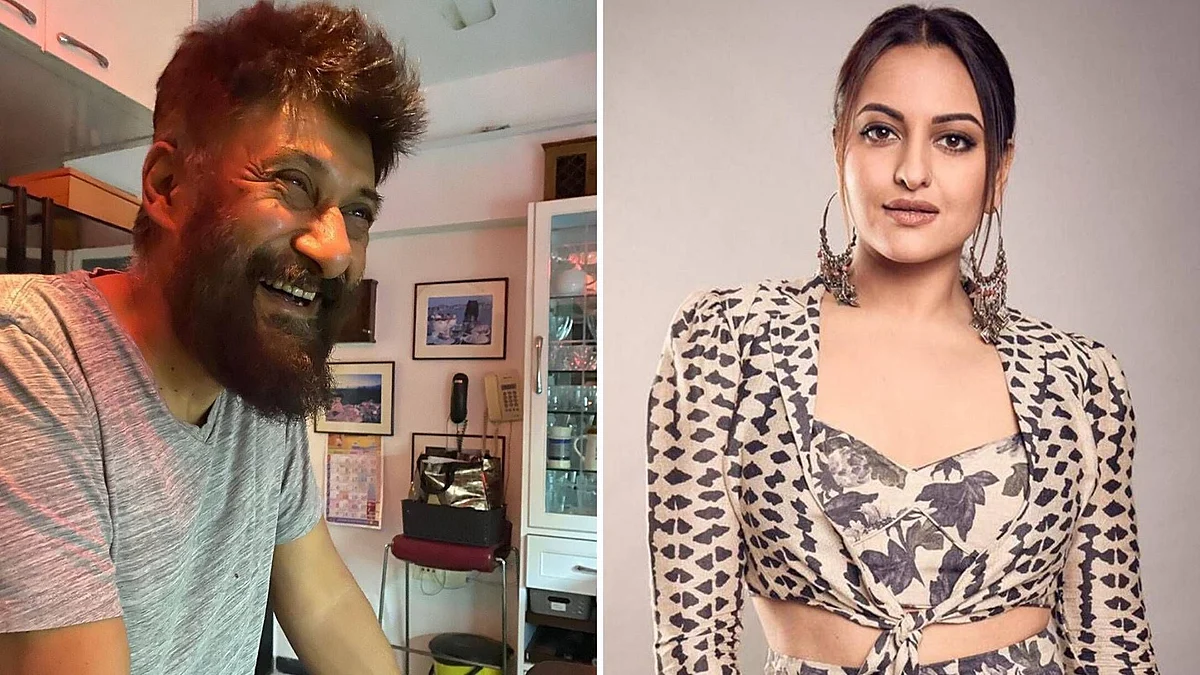 Vivek Agnihotri and Sonakshi Sinha.