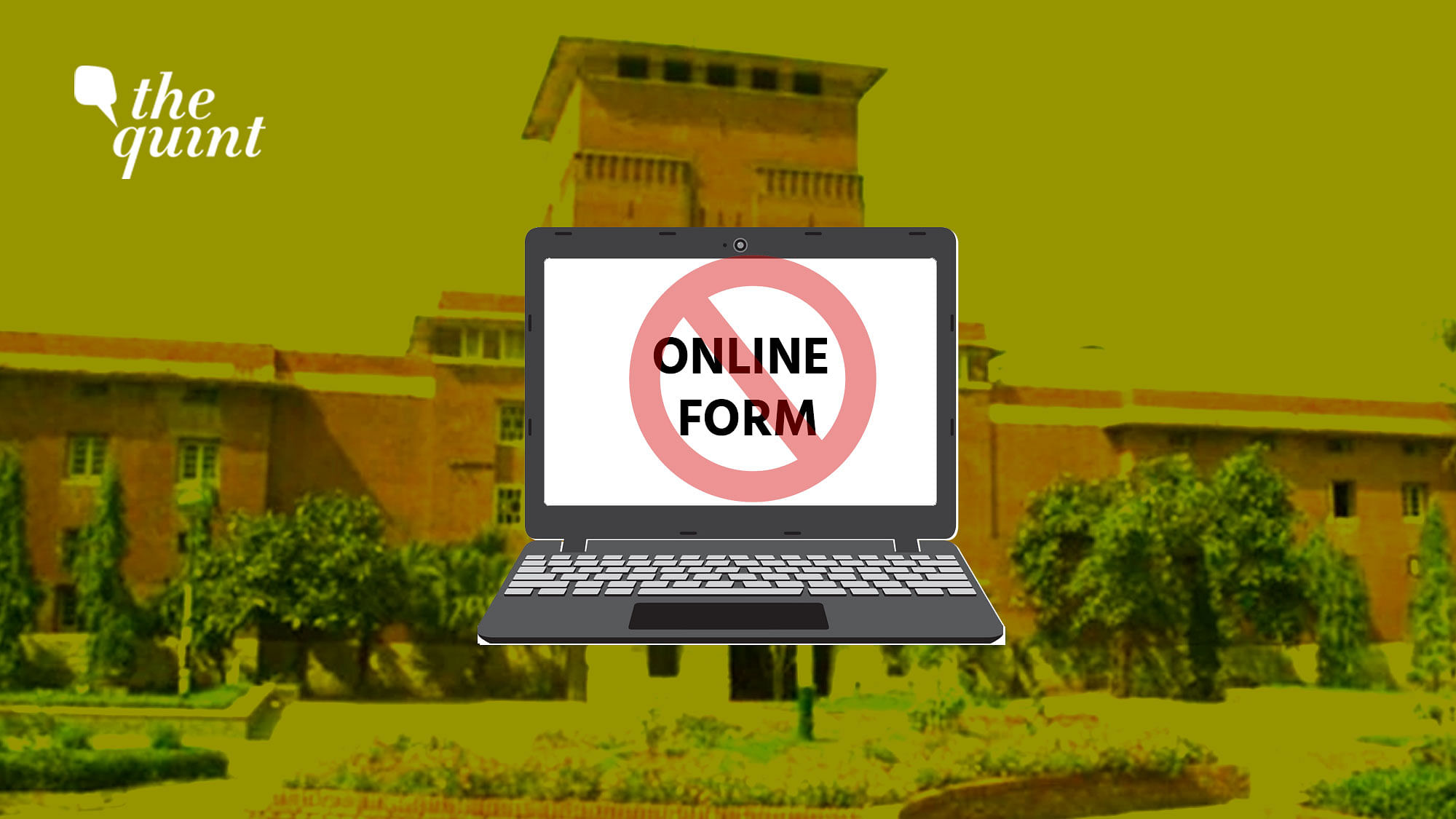 Several DU students say they have been unable to fill or even access the examination form online.
