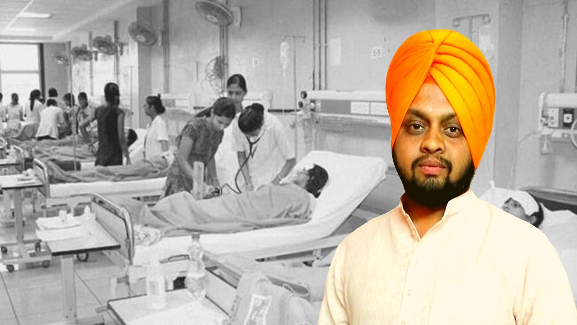 32-year-old Simranjit Singh alias Simar Chandok, who is BJP Yuva Morcha vice president, was booked for sedition by Punjab police for a post on the Ludhiana civil hospital not having any ventilators.
