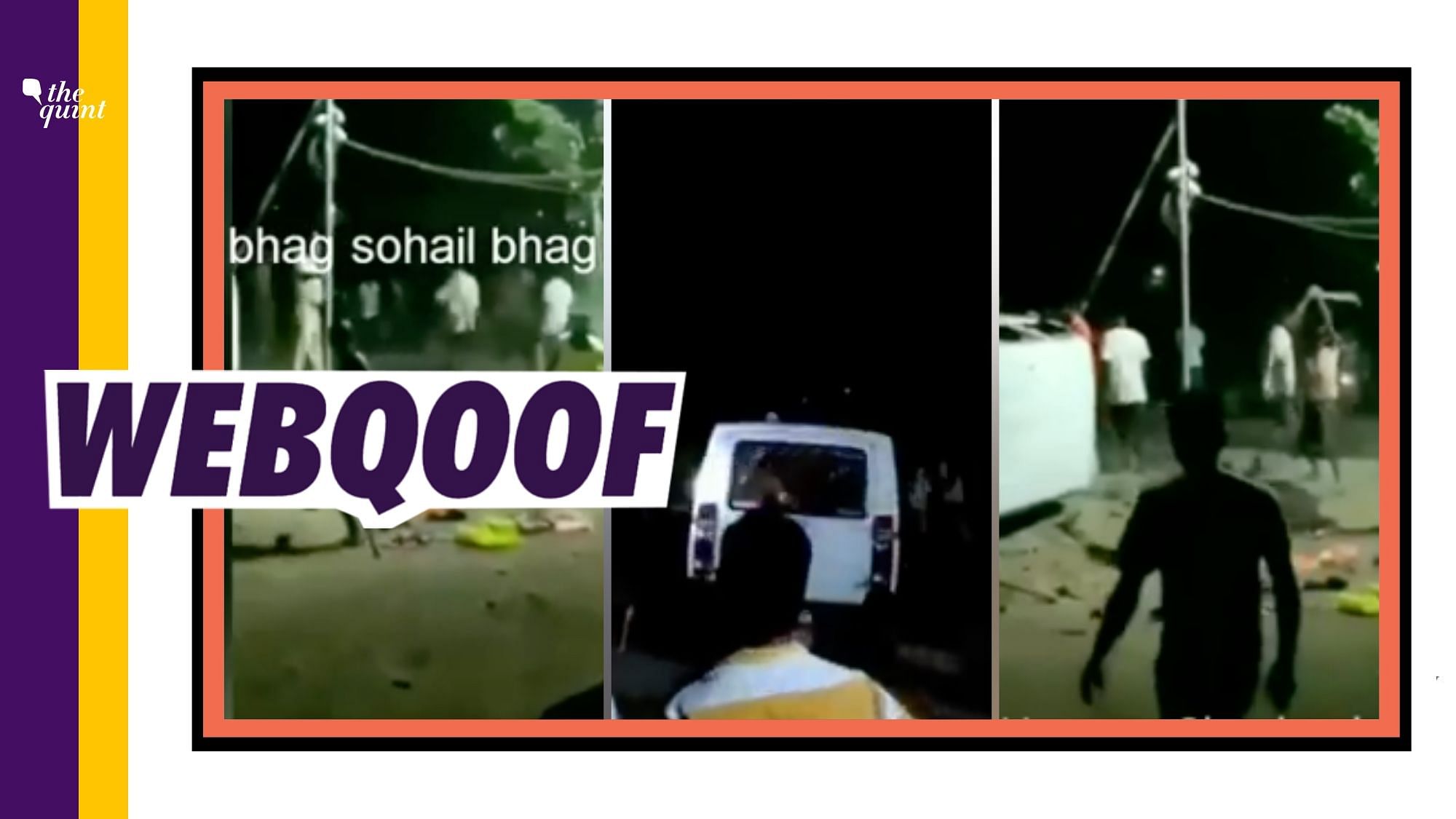 Viral videos related to the Palghar incident falsely claimed that ‘maar shoaib maar’ can be heard.