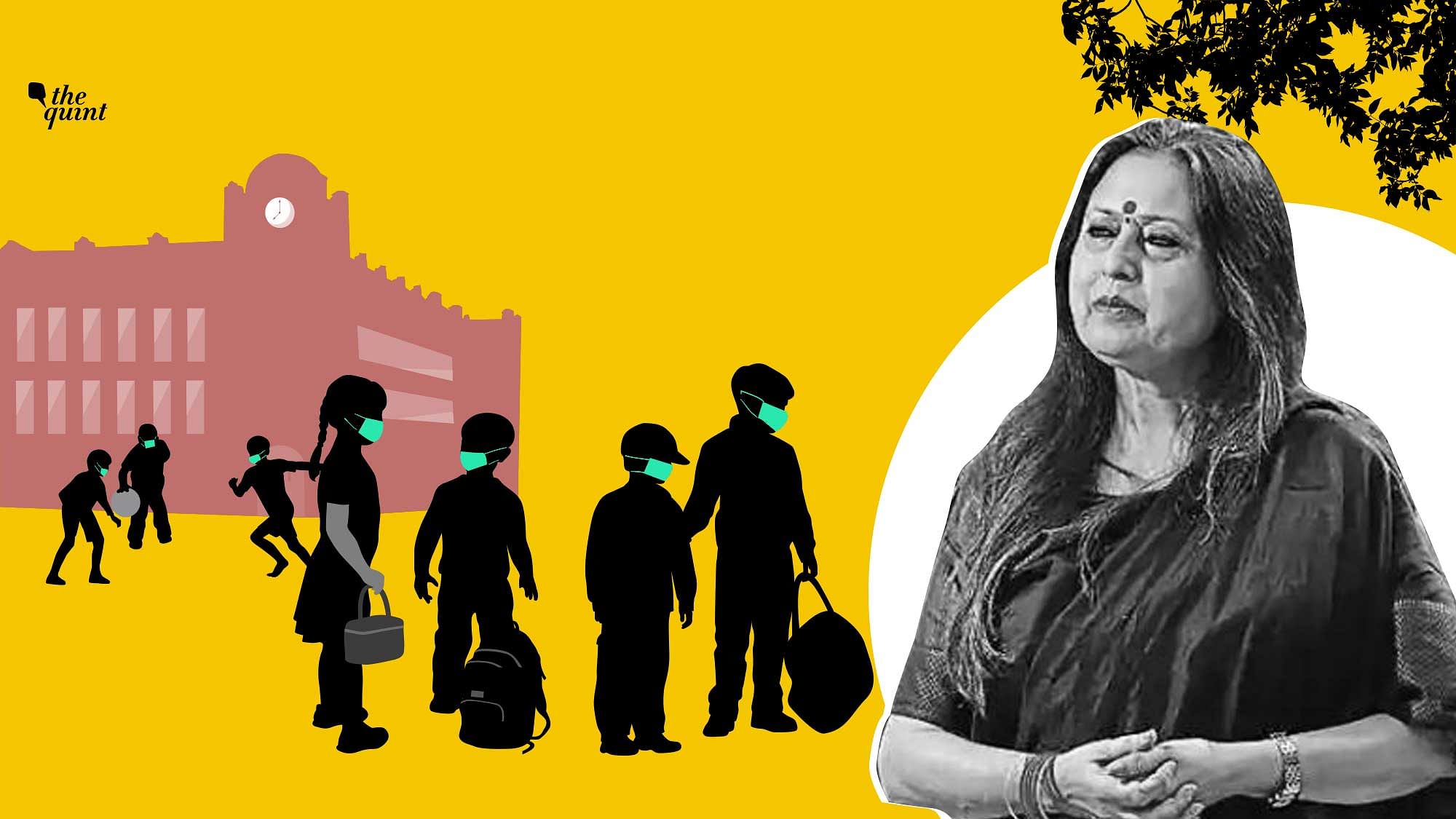 Ameeta M Wattal says that at some point, schools will have to reopen with government sanction.