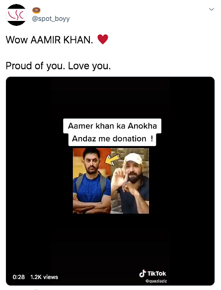Aamir Khan’s PR team told The Quint that the actor does not have anything to do with this.