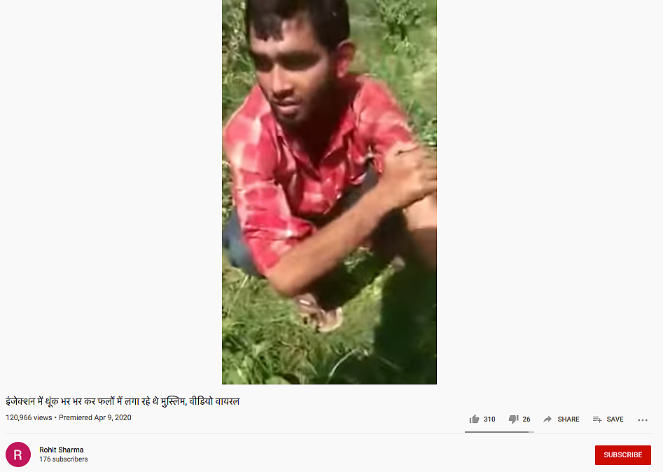 No, This Man Wasn’t Seen Spitting on Fruits in Delhi’s Bawana