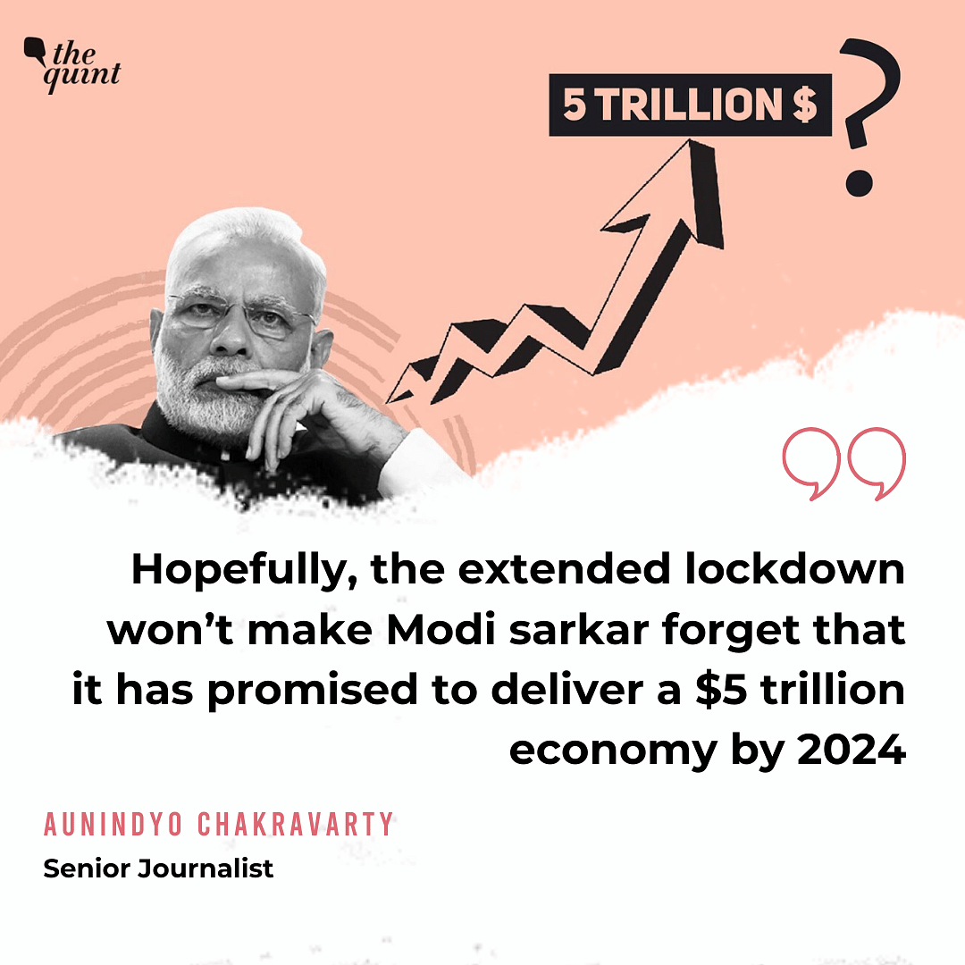 India’s economy will need to grow at nearly 21 percent per year, for three years, to achieve $5 trillion target.