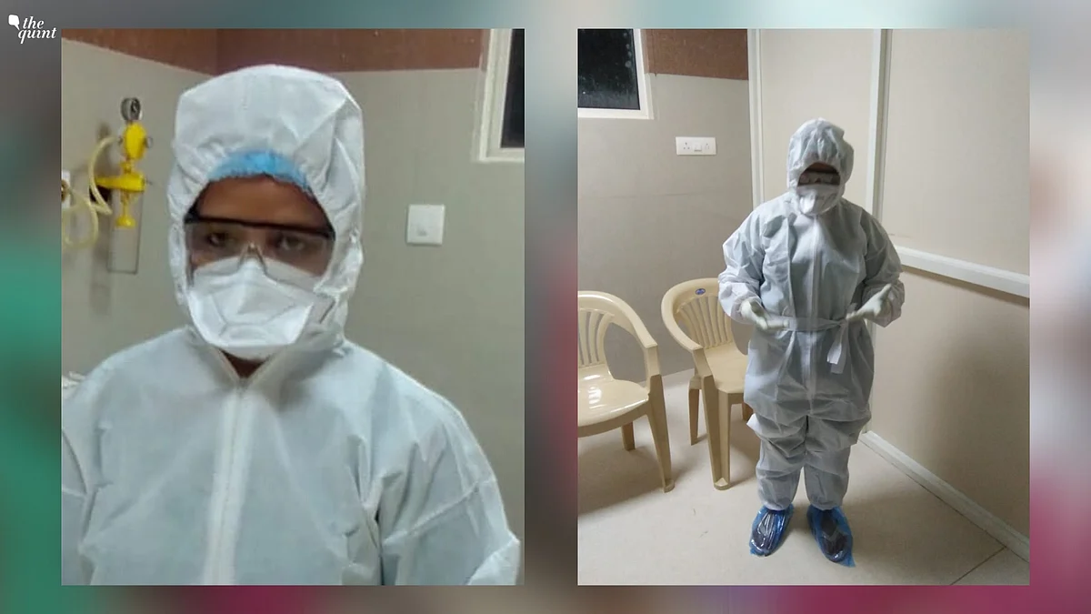 Reshma Mohandas took care of the elderly patients affected by coronavirus.