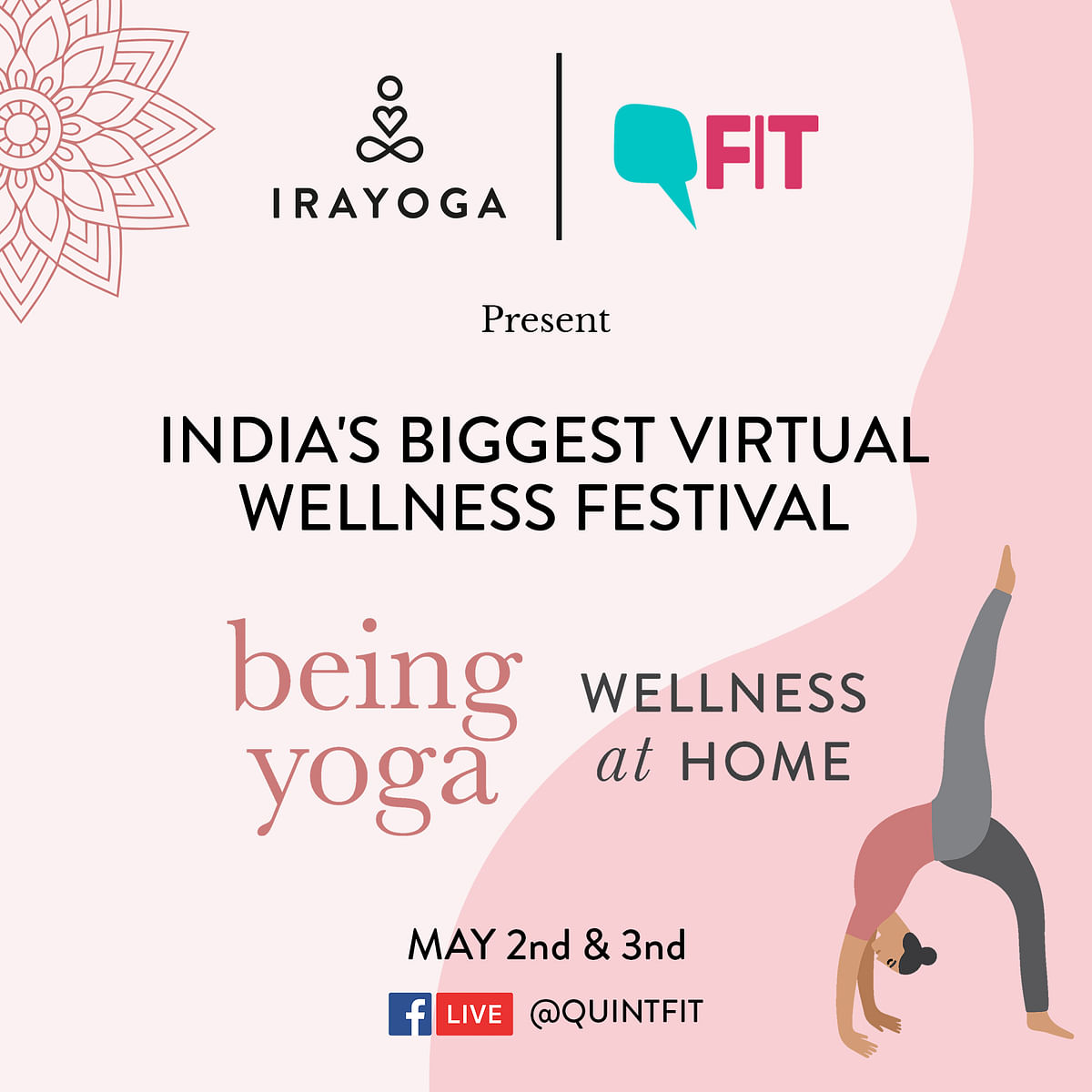 FIT & Ira Yoga Bring You India's Biggest Virtual Wellness Festival