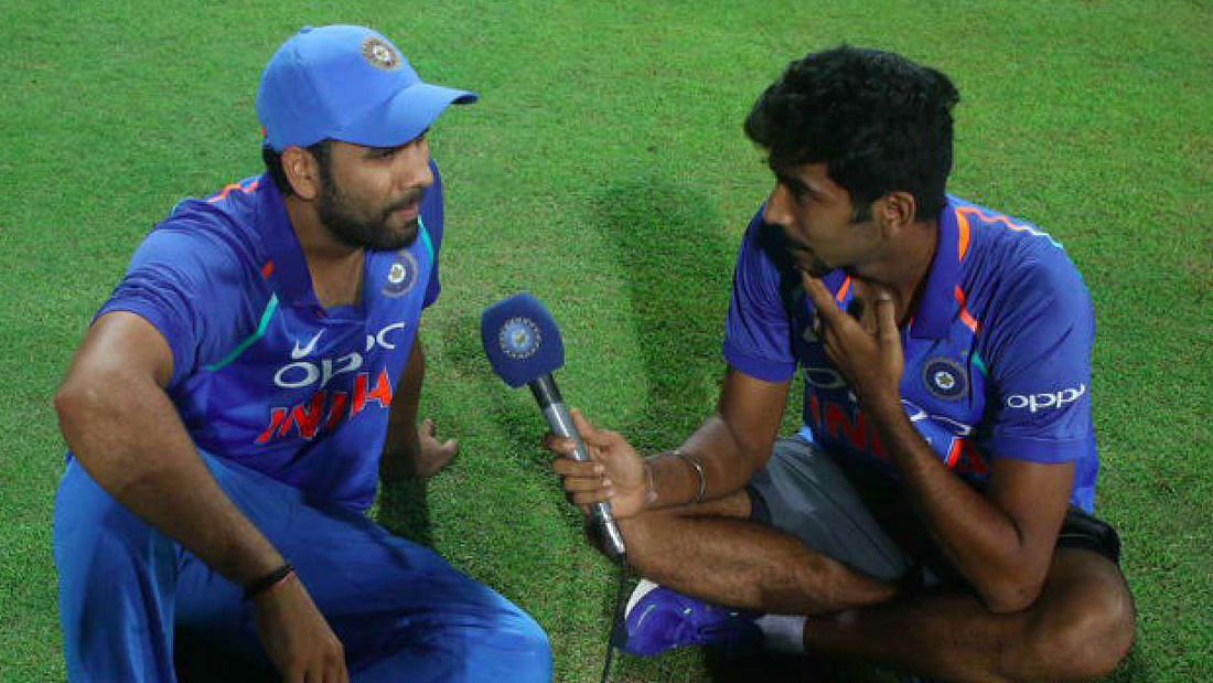 Rohit Sharma invited his Team India and Mumbai Indians colleague Jasprit Bumrah for a live chat session on Instagram on Wednesday, 1 April.